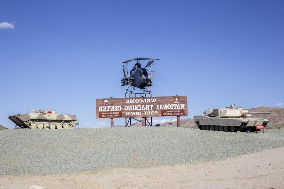 Fort Irwin welcome sign